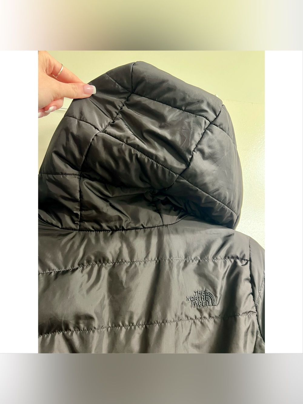 The North Face Women’s Black Hooded Long Puffer Coat - Picture 12 of 14